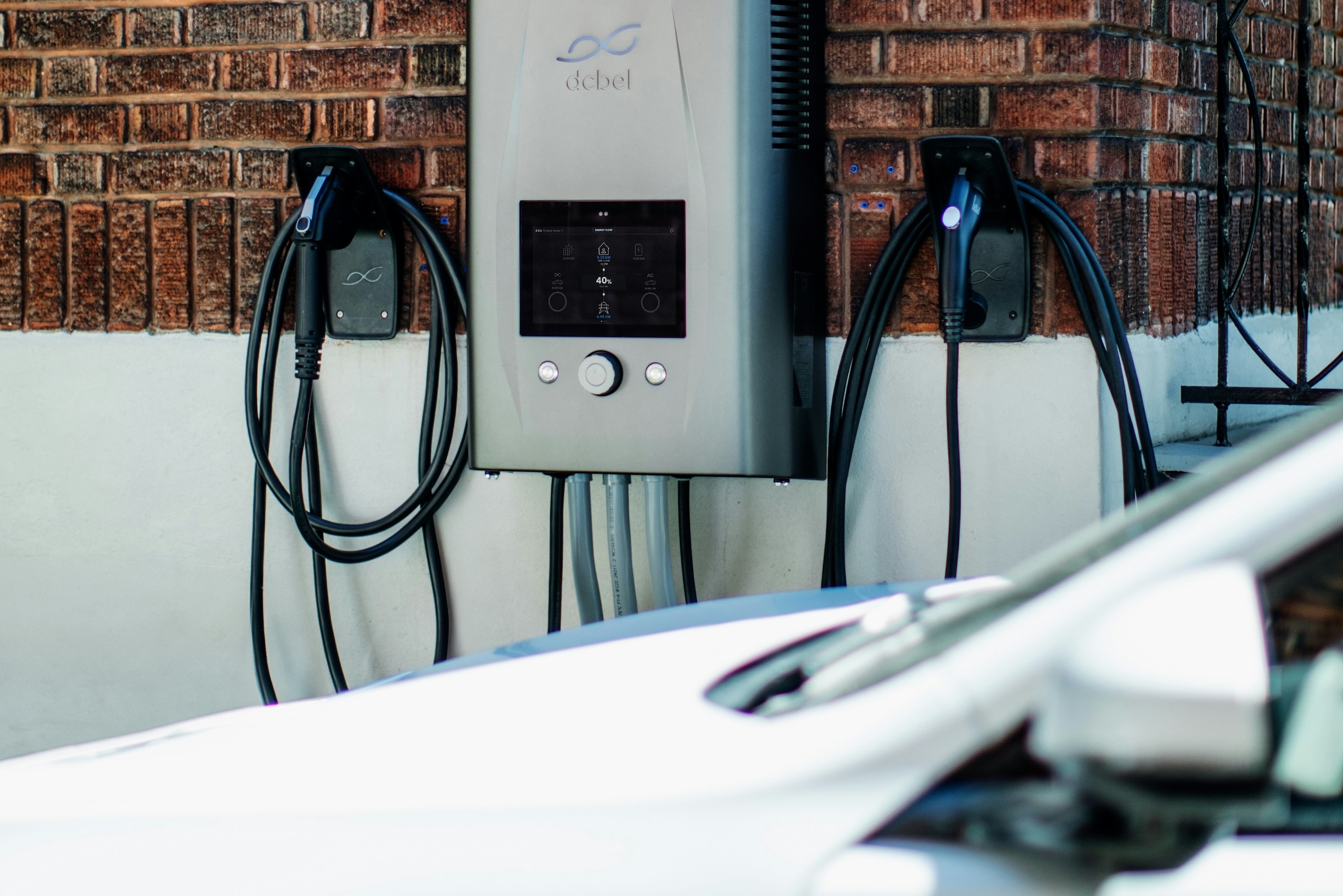 Charging points.